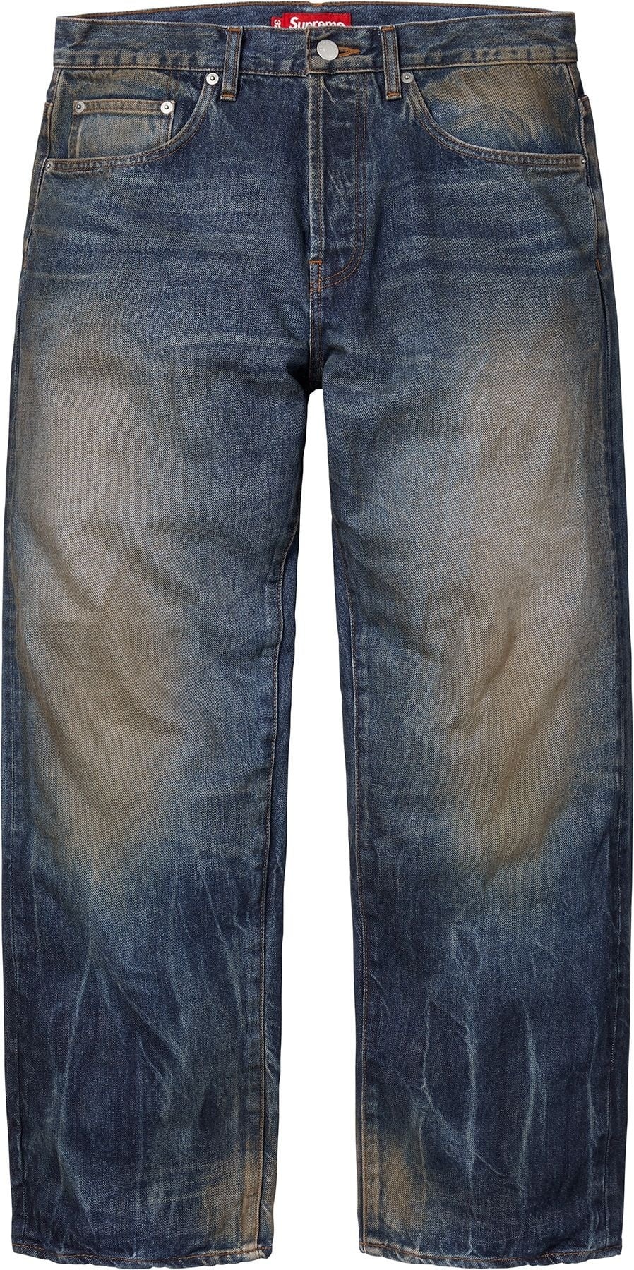 Distressed Loose Fit Selvedge Jean view 8